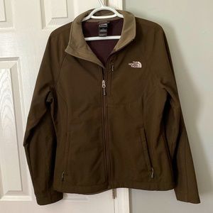 The North Face Women’s slim fit hard shell jacket, size Large
